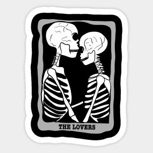 The lovers skeletons Sticker